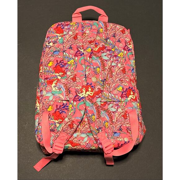Vera Bradley Ariel’s Pink Lagoon Essential Large Backpack Little Mermaid NWT main image 12